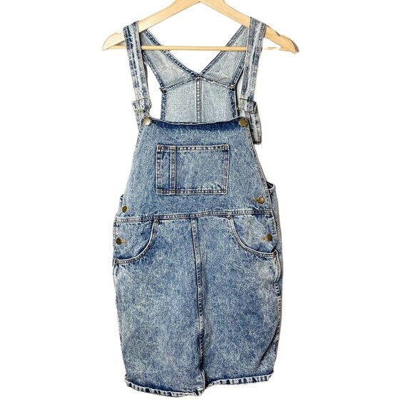 Womens Overall Denim Jean Dress New Breed  Adjustable Staps Size S u - Picture 1 of 5
